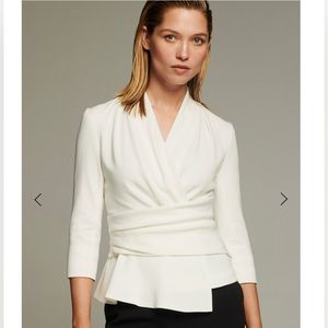 The Fold Clever Crepe Belleville Top